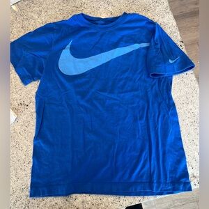 Nike shirt blue boys youth large